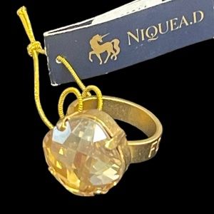Rodrigo Otazu Citrine Crystal ring, NEW WITH TAGS